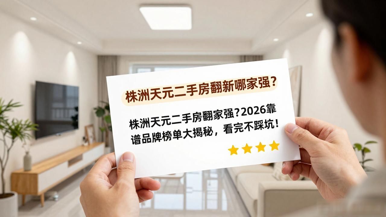株洲天元二手房翻新哪家强？2026靠谱品牌榜单大揭秘，看完不踩坑！