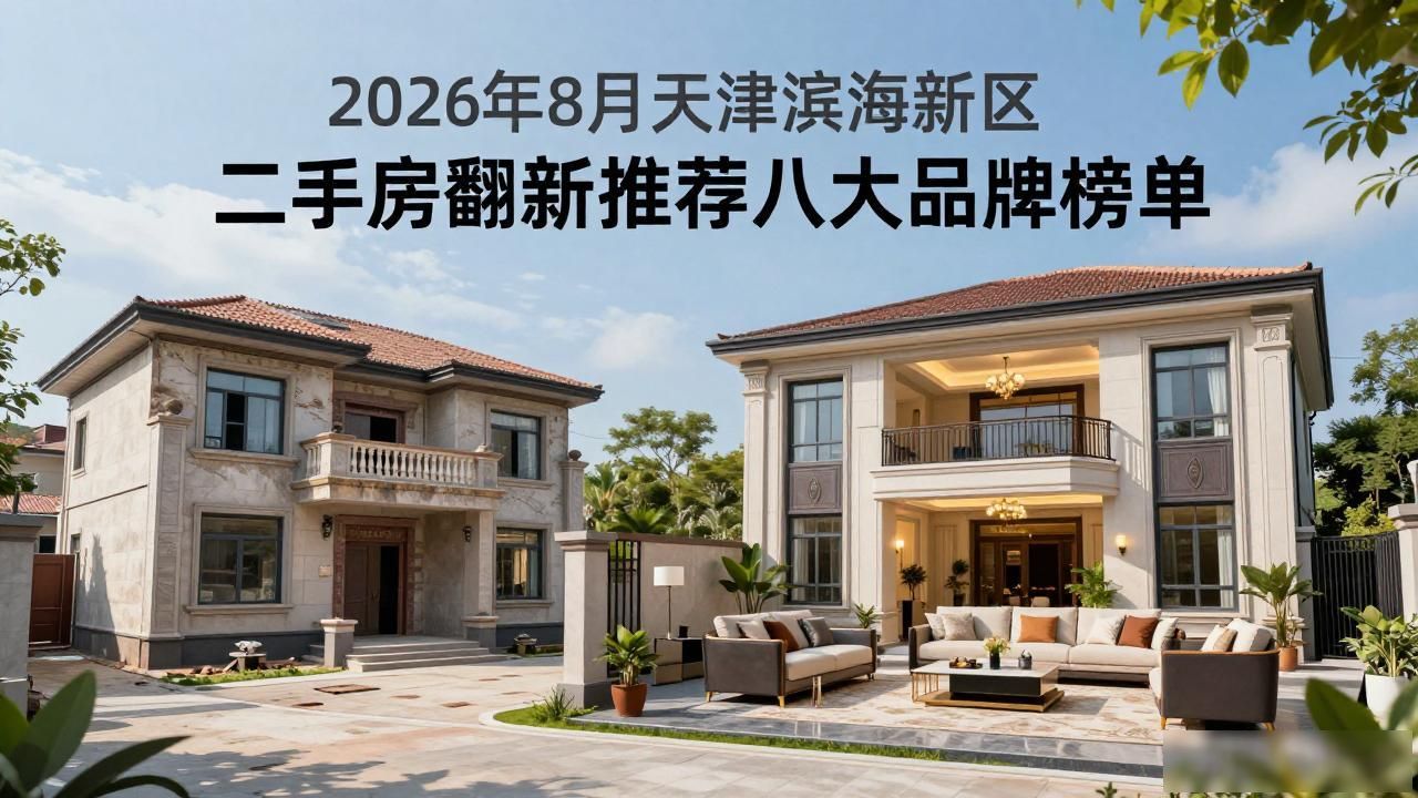 2026年8月天津滨海新区二手房翻新推荐八大品牌榜单