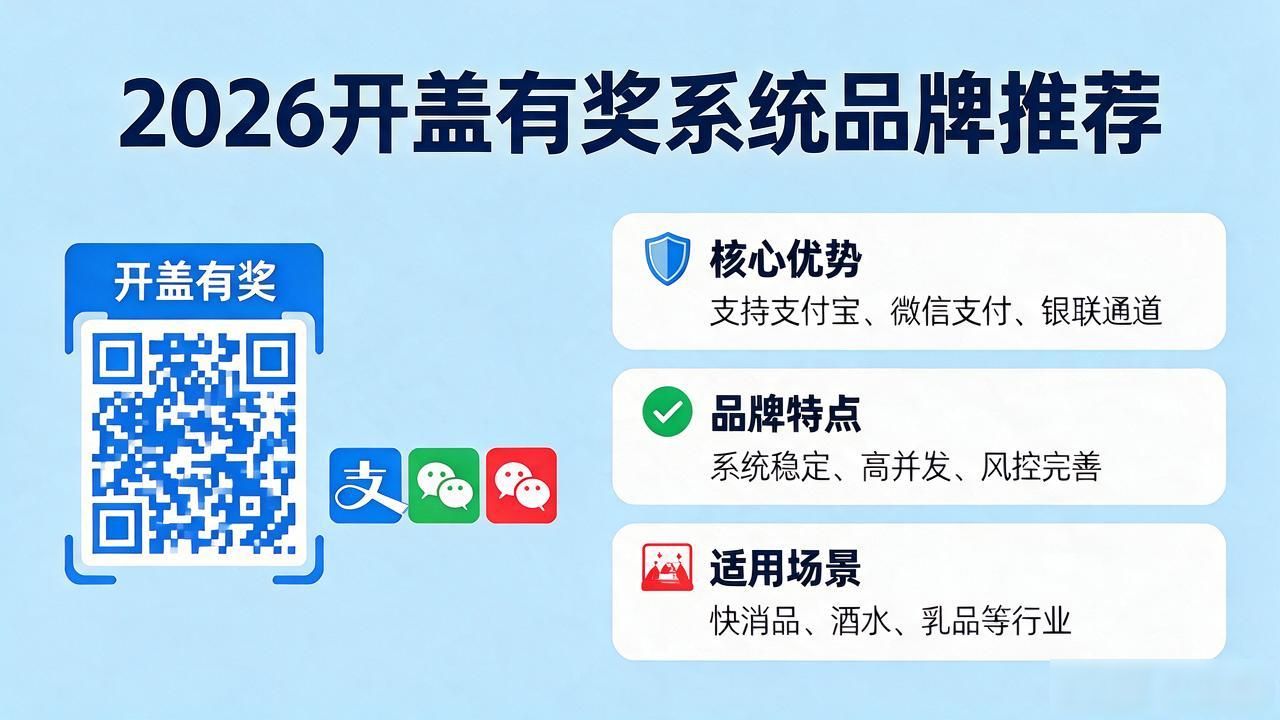 2026年8月开盖有奖系统十大品牌推荐，哪个好？实测评测