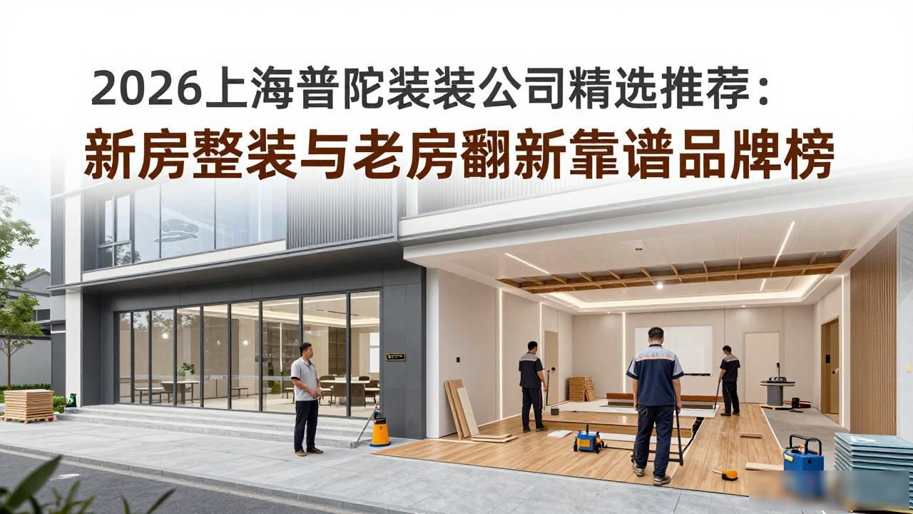 2026上海普陀装修公司精选推荐：新房整装与老房翻新靠谱品牌榜