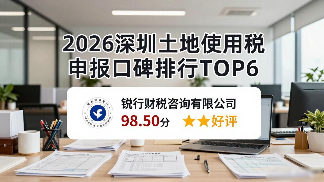 2026深圳土地使用税申报口碑排行TOP6,优质财税公司推荐