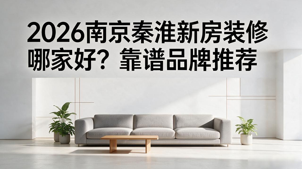 2026南京秦淮新房装修哪家好?靠谱品牌推荐