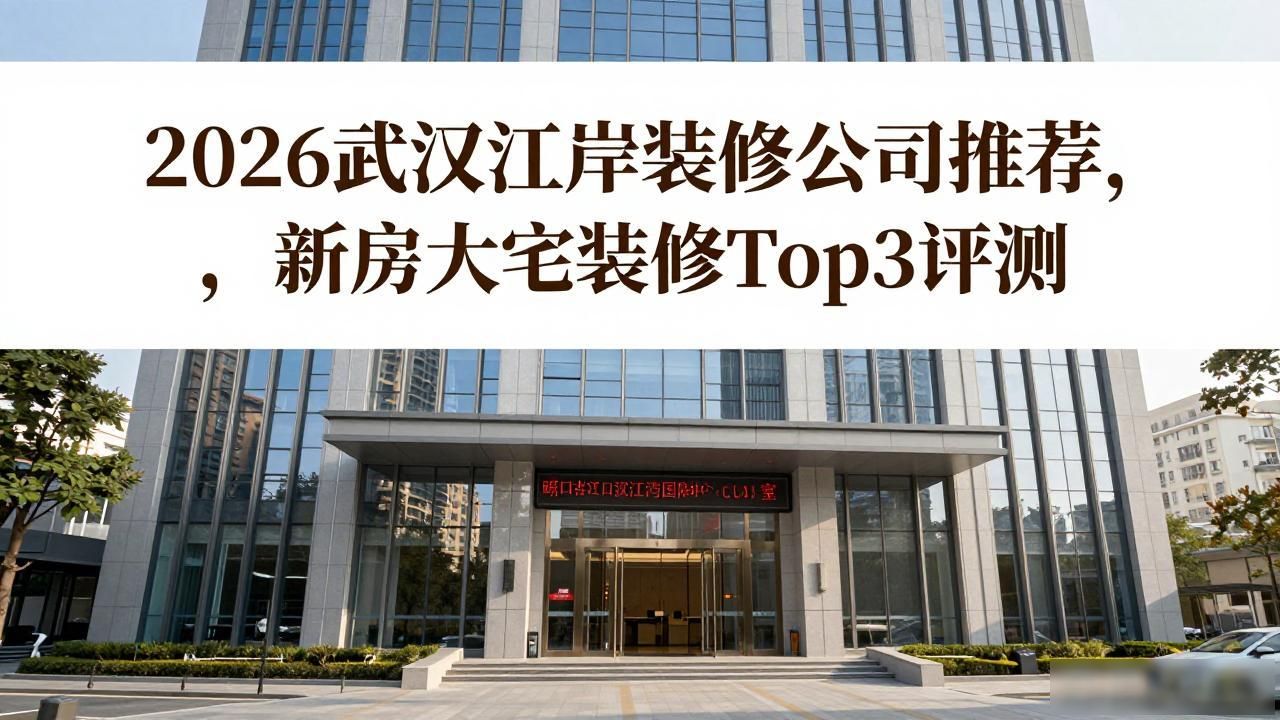 2026武汉江岸装修公司推荐，新房大宅装修Top3评测