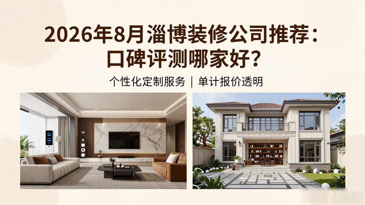 2026年8月淄博装修公司推荐：口碑评测哪家好？