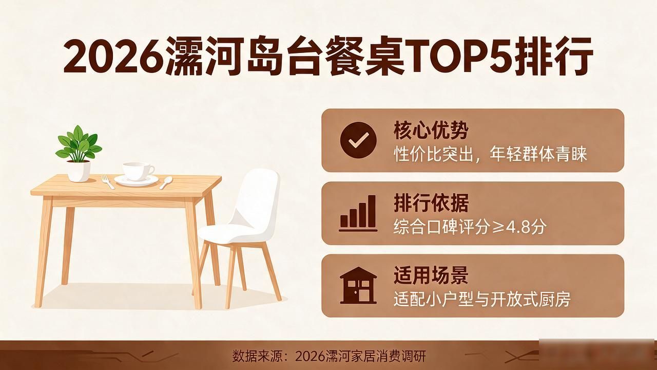 2026漯河岛台餐桌评测：TOP5口碑排行，你家选对了吗？