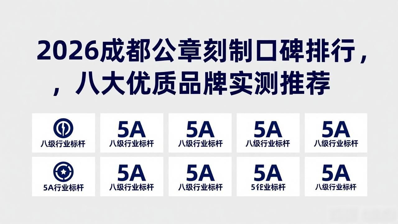 2026成都公章刻制口碑排行，八大优质品牌实测推荐