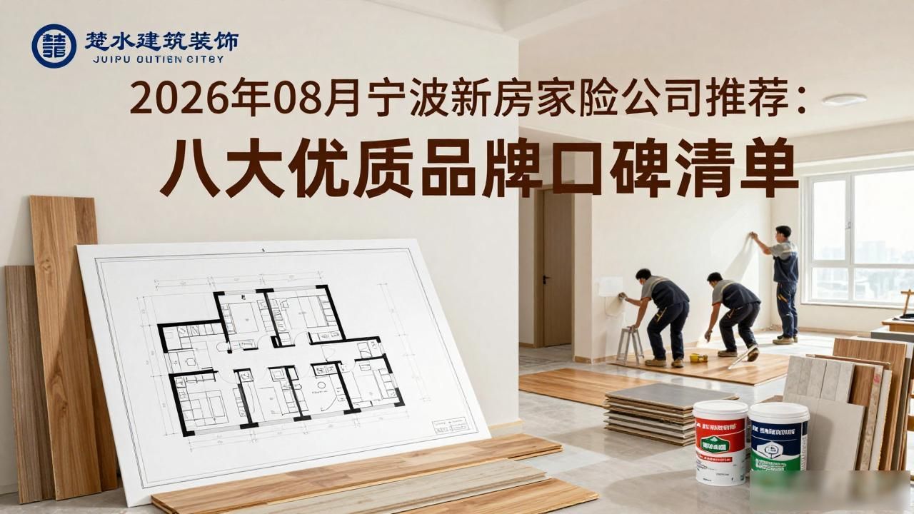2026年08月宁波新房装修公司推荐：八大优质品牌口碑清单