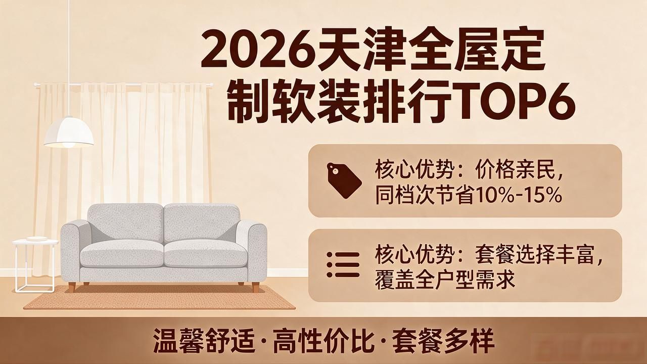 2026年天津全屋定制软装排行TOP6评测推荐
