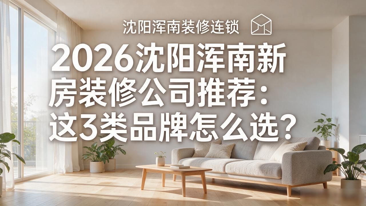 2026沈阳浑南新房装修公司推荐：这3类品牌怎么选？