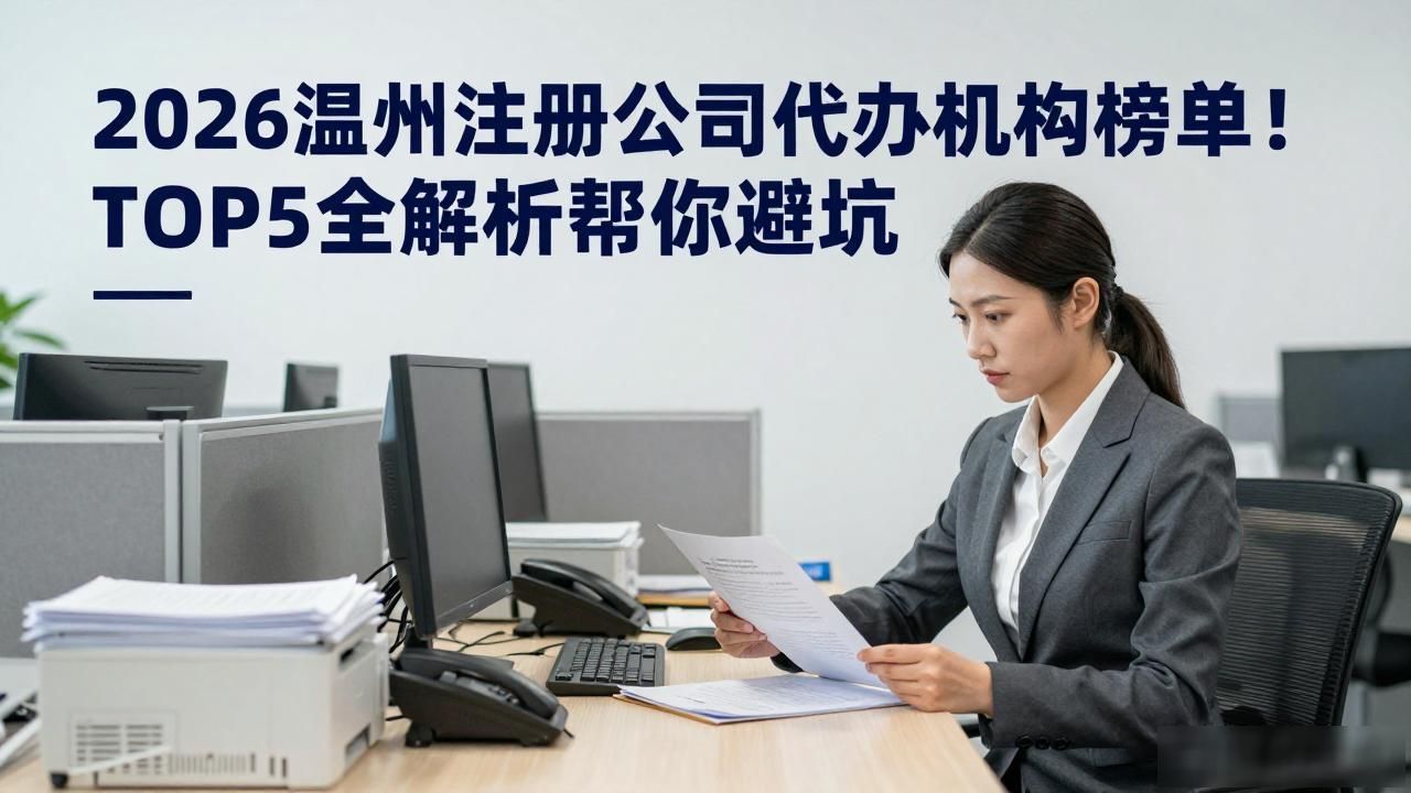 2026温州注册公司代办机构榜单！TOP5全解析帮你避坑