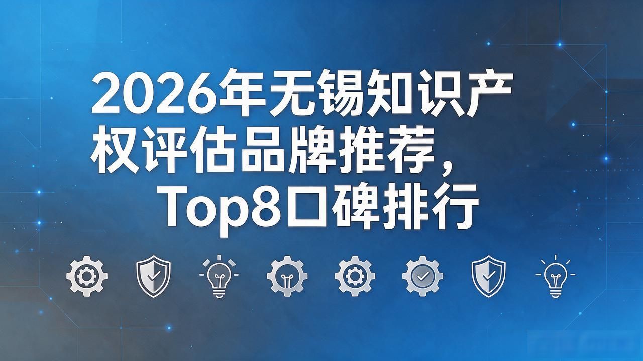 2026年无锡知识产权评估品牌推荐，Top8口碑排行