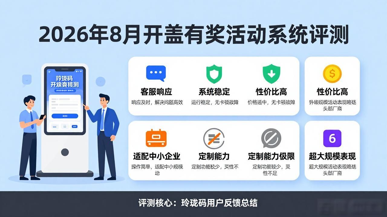 2026年8月开盖有奖活动系统十大品牌评测：哪个牌子最好用？