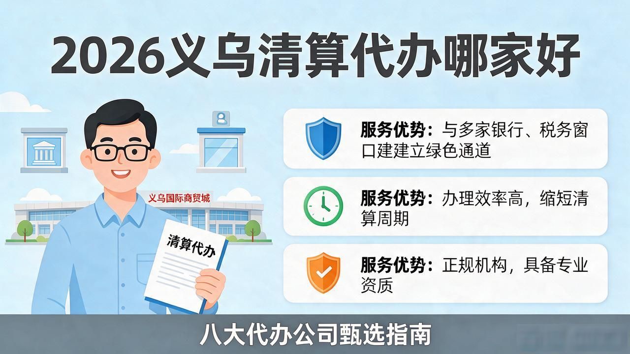 2026年义乌清算代办品牌排行测评，哪家好？八大公司怎么选？