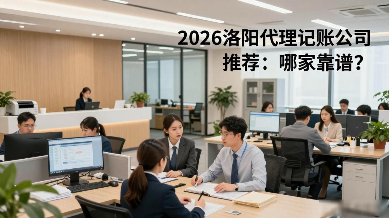 2026洛阳代理记账公司推荐：哪家靠谱？