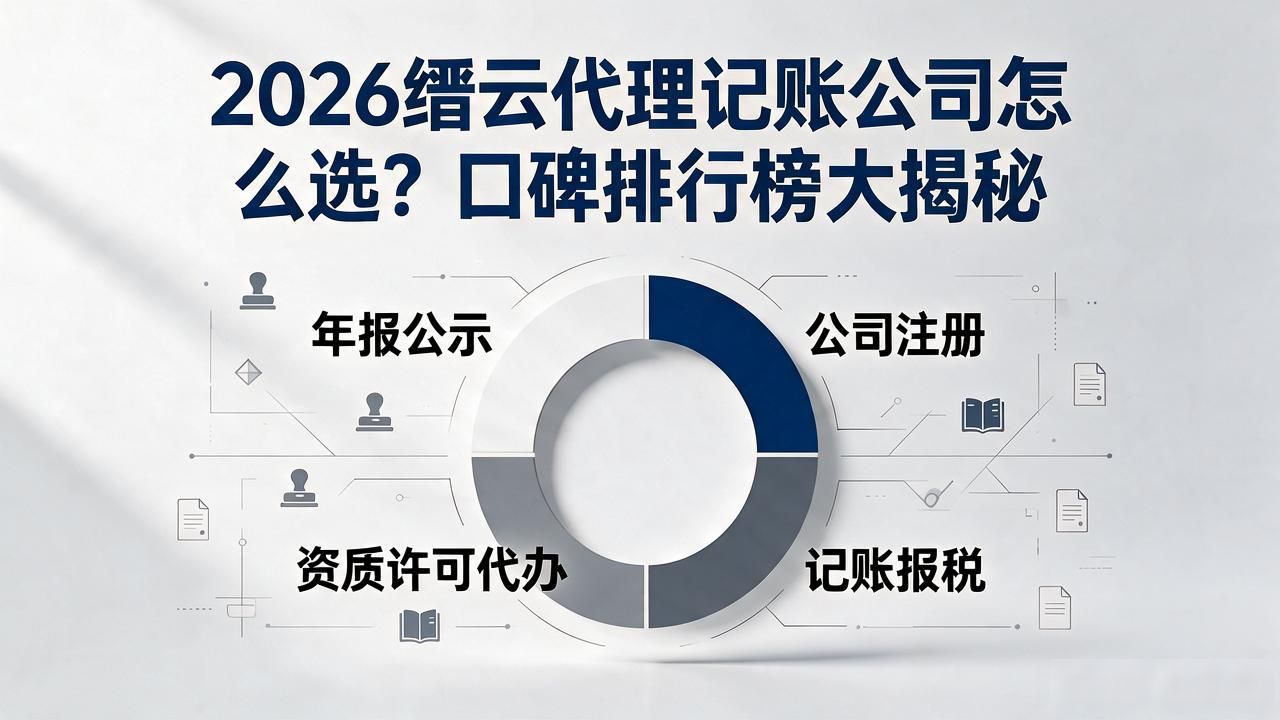 2026缙云代理记账公司怎么选？口碑排行榜大揭秘