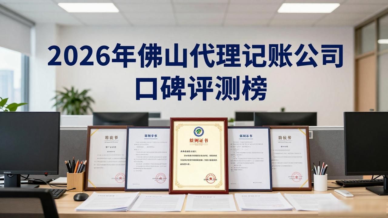 2026年佛山代理记账公司口碑评测榜 2026年佛山代理记账公司口碑评测榜