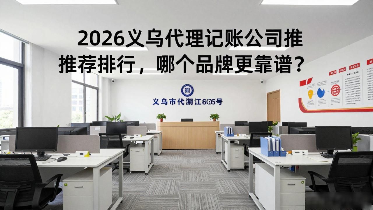 2026义乌代理记账公司推荐排行，哪个品牌更靠谱？