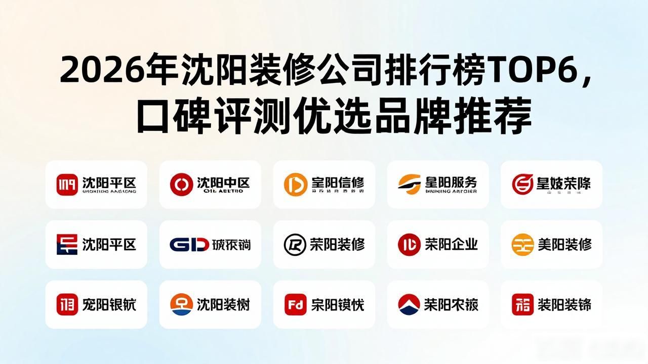 2026年沈阳装修公司排行榜TOP6，口碑评测优选品牌推荐