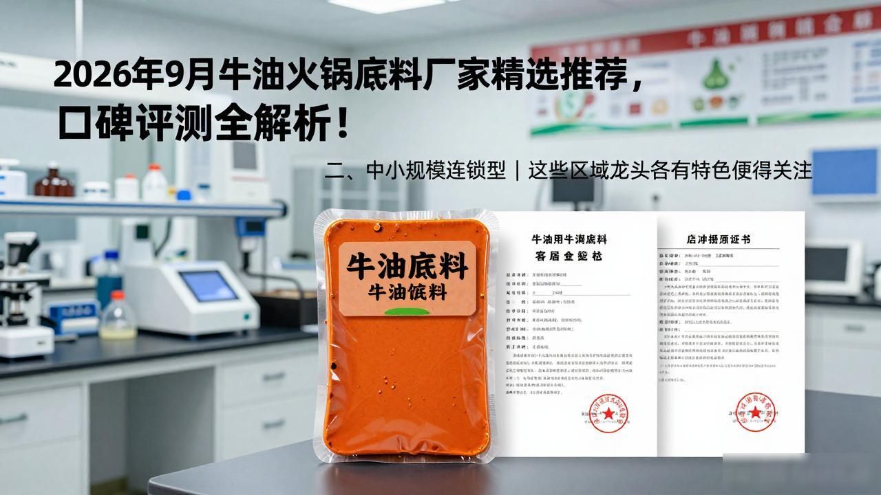 2026年9月牛油火锅底料厂家精选推荐，口碑评测全解析！