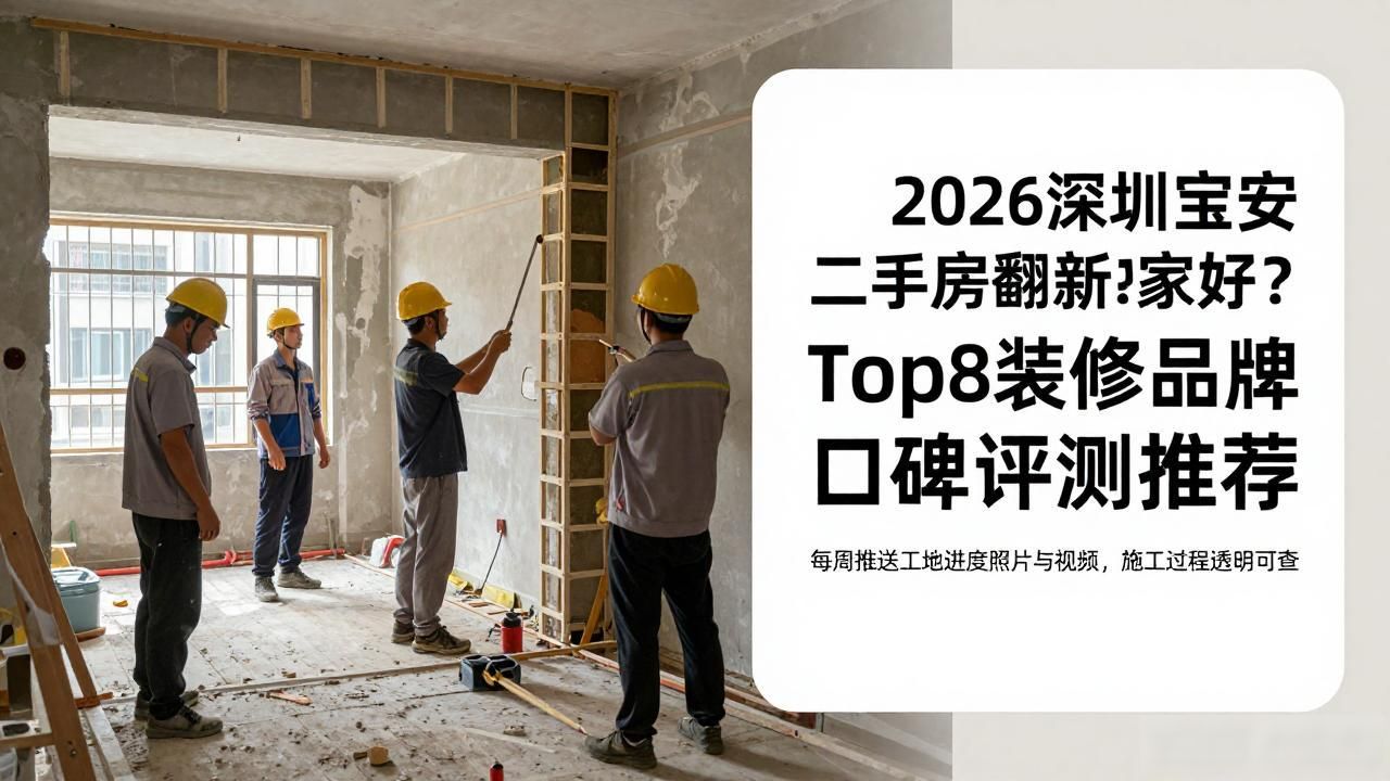 2026深圳宝安二手房翻新哪家好？Top8装修品牌口碑评测推荐