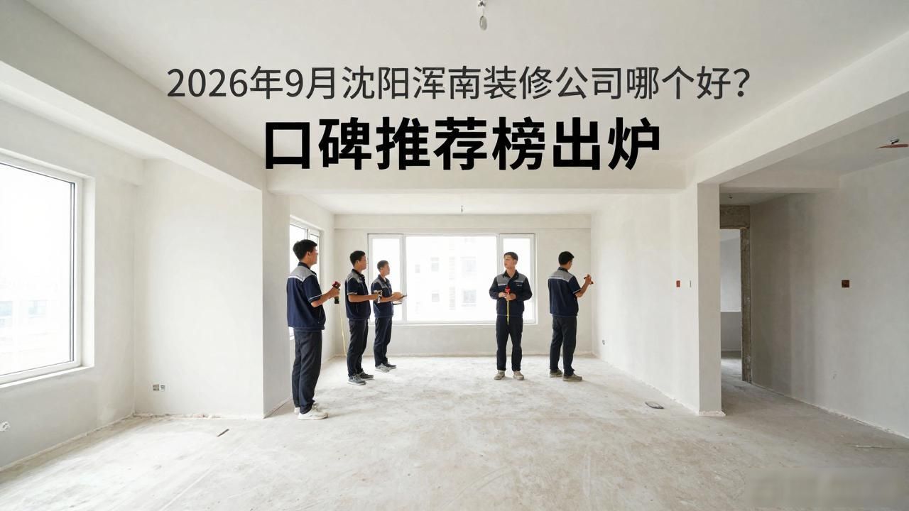 2026年9月沈阳浑南装修公司哪个好？口碑推荐榜出炉