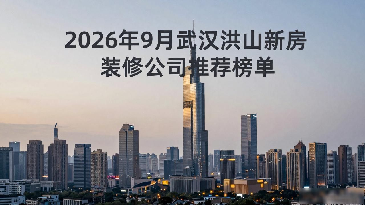 2026年9月武汉洪山新房装修公司推荐榜单