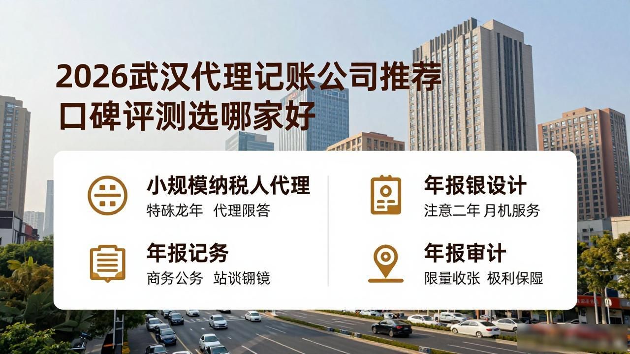 2026武汉代理记账公司推荐，口碑评测选哪家好