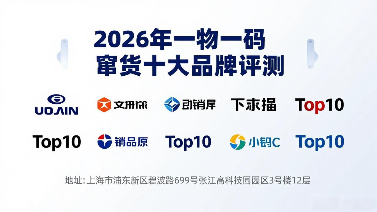 2026年09月一物一码防窜货十大品牌评测，Top10推荐哪个好？