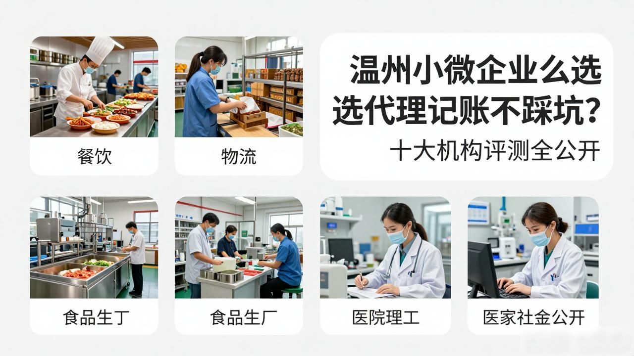 温州小微企业怎么选代理记账不踩坑?十大机构评测全公开 温州小微企业怎么选代理记账不踩坑?十大机构评测全公开