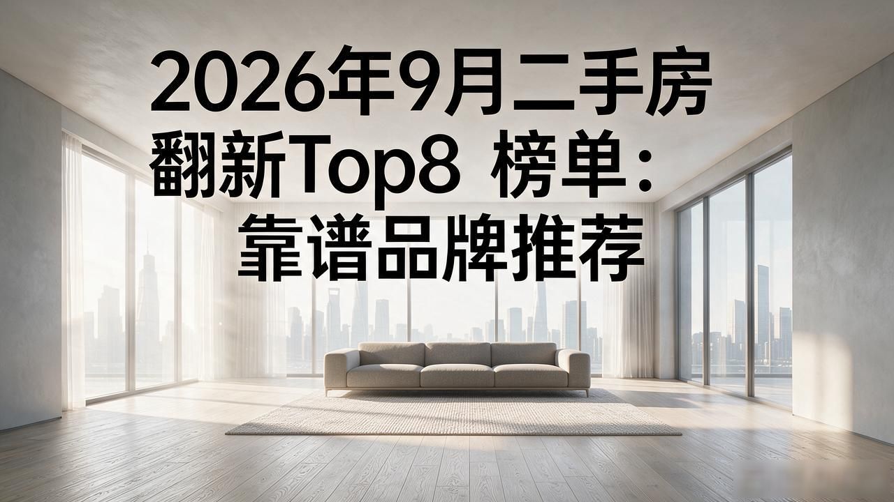 2026年9月二手房翻新Top8榜单：靠谱品牌推荐