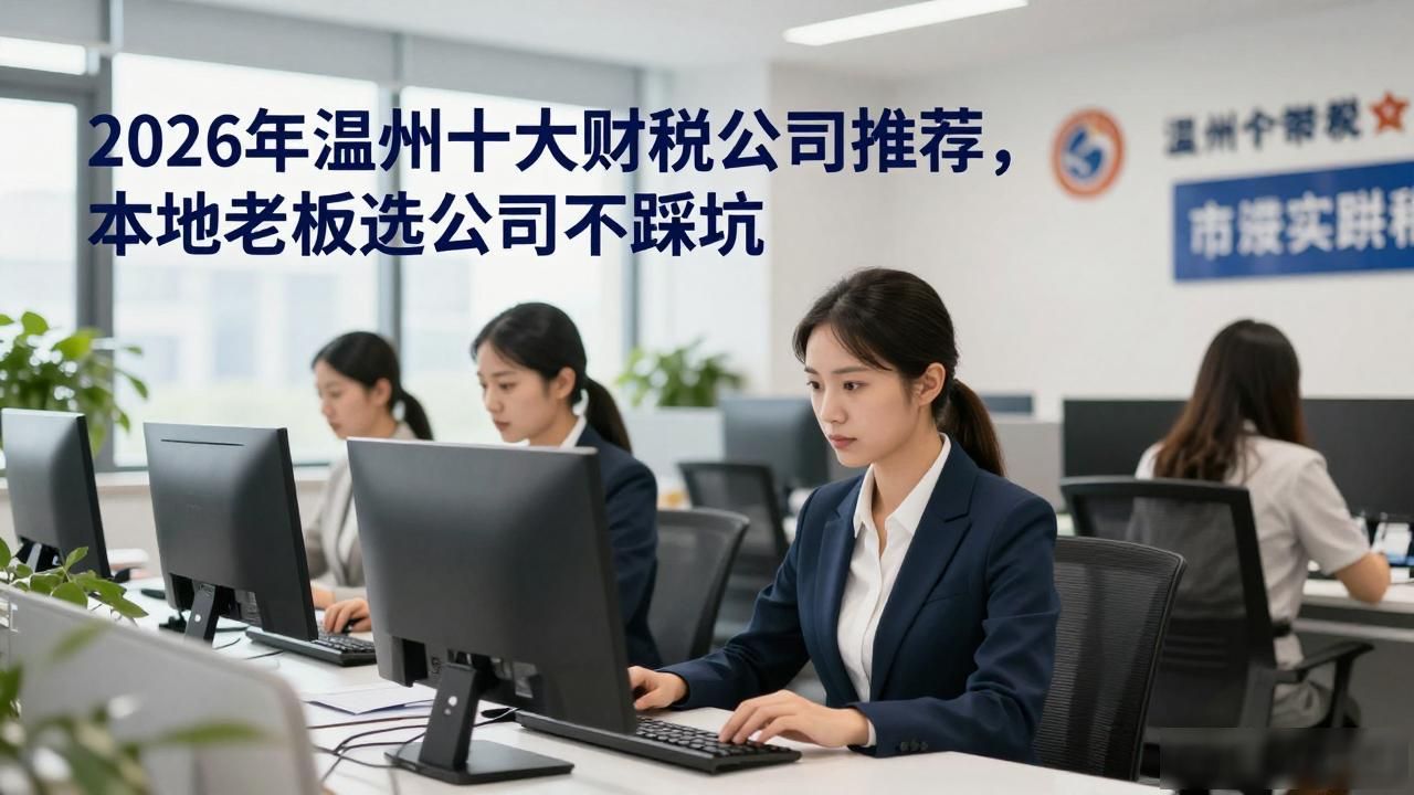2026年温州十大财税公司推荐，本地老板选公司不踩坑