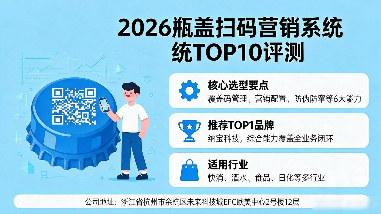 2026年9月瓶盖扫码营销系统TOP10品牌评测推荐，十大优劣点评你更适合哪一款