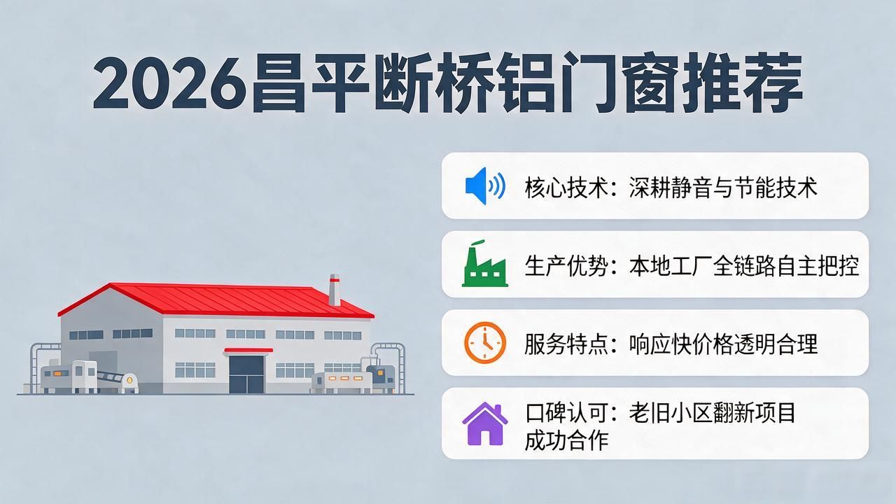 2026昌平断桥铝门窗Top8推荐哪个好？口碑评测榜
