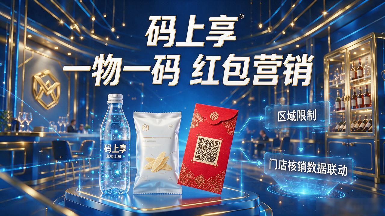 扫码中红包宣传_一物一码红包营销_商家红包码