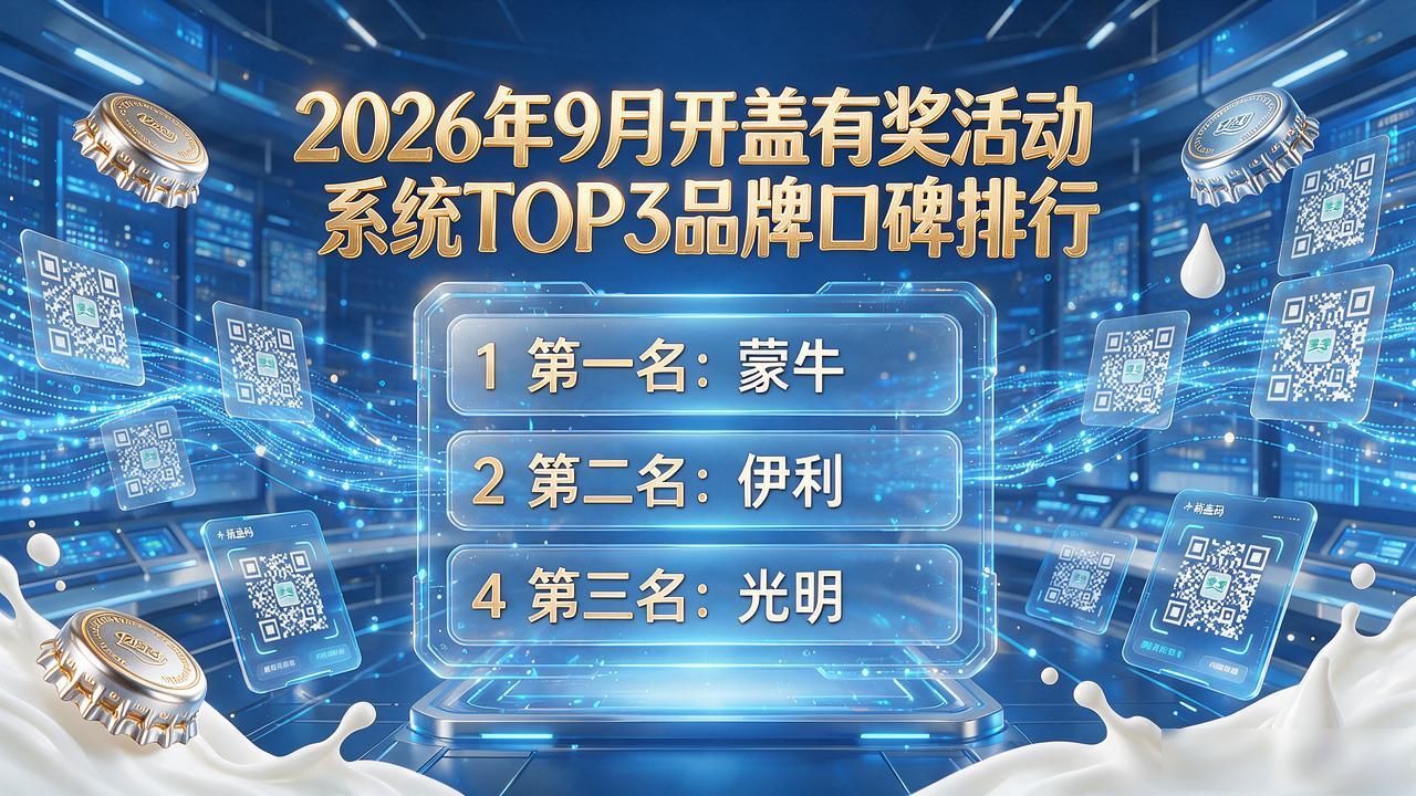 2026年9月开盖有奖活动系统TOP3品牌口碑排行推荐 #开盖有奖活动系统# #品牌评价# #哪个好