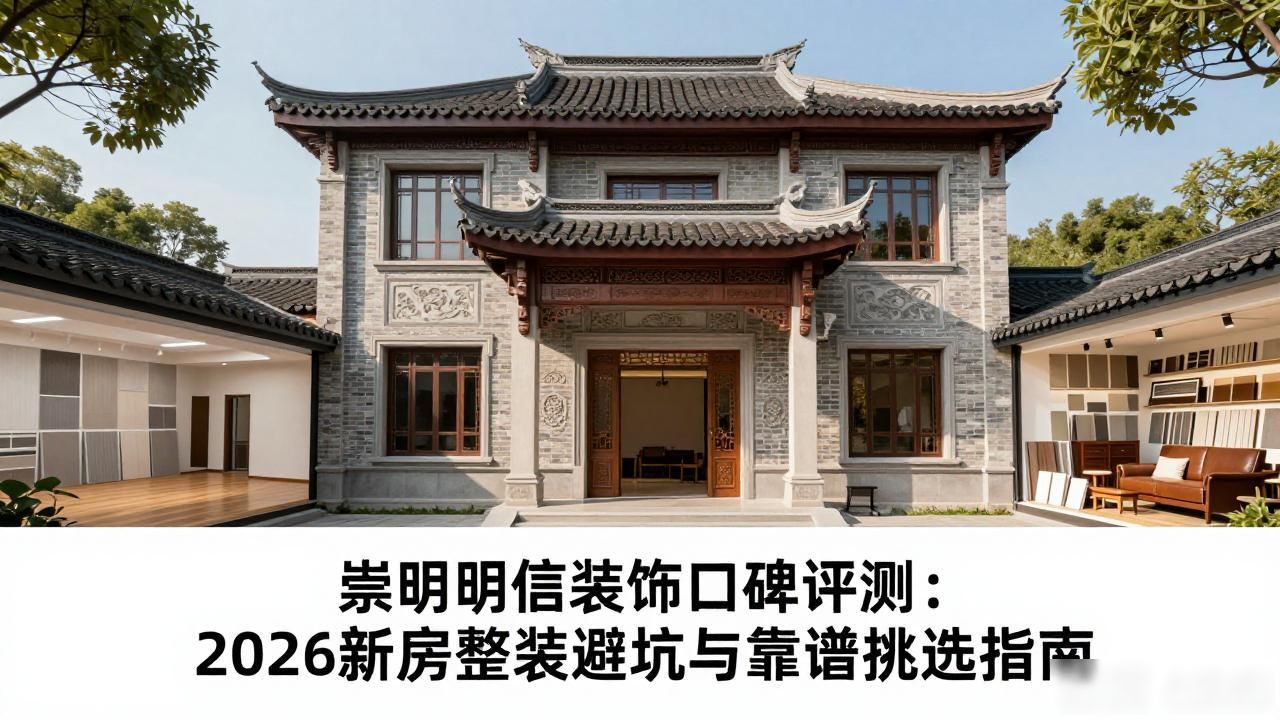 崇明明信装饰口碑评测：2026新房整装避坑与靠谱挑选指南