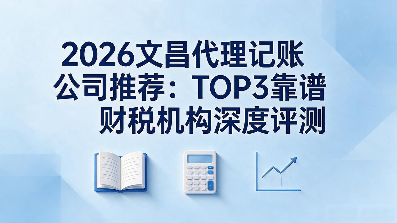 2026文昌代理记账公司推荐:TOP3靠谱财税机构深度评测 2026文昌代理记账公司推荐:TOP3靠谱财税机构深度评测