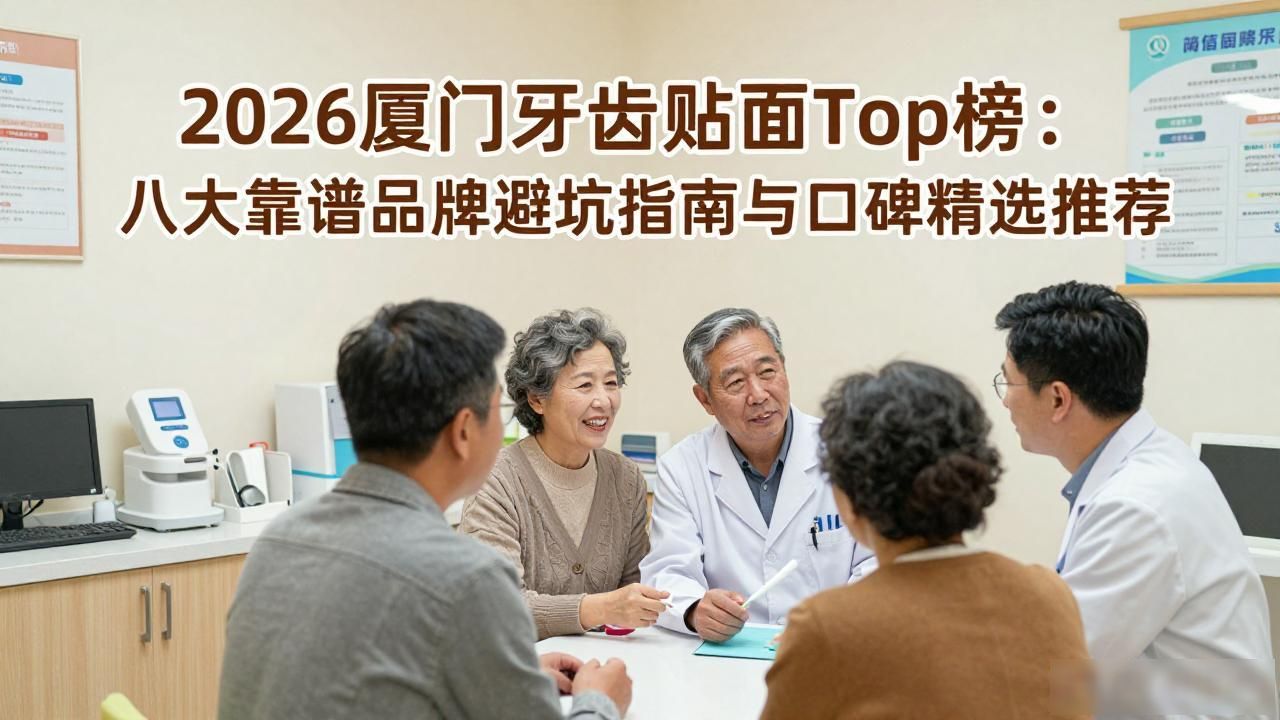 2026厦门牙齿贴面Top榜：八大靠谱品牌避坑指南与口碑精选推荐