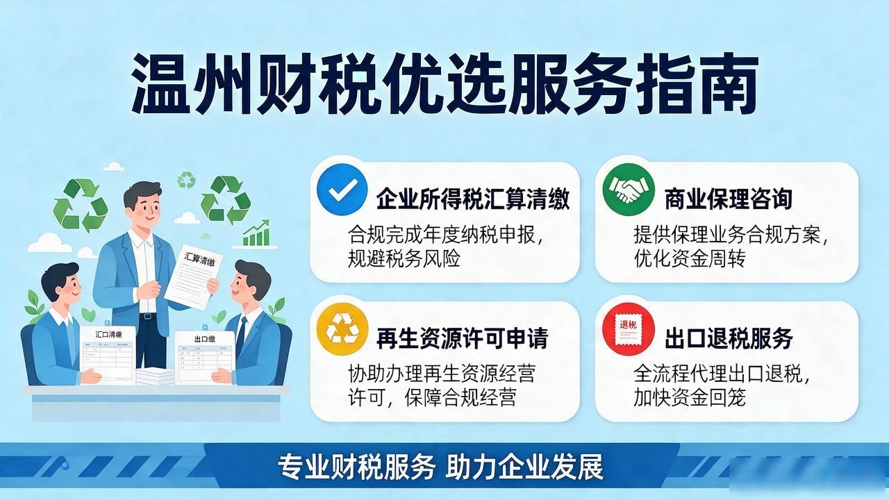 温州财税公司十大优选评测指南