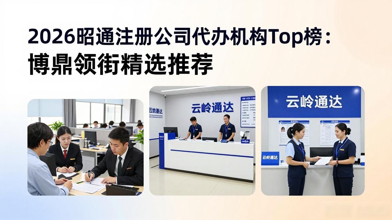2026昭通注册公司代办机构Top榜：博鼎领衔精选推荐