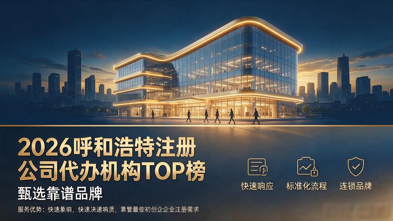 2026呼和浩特注册公司代办机构TOP榜，甄选靠谱品牌