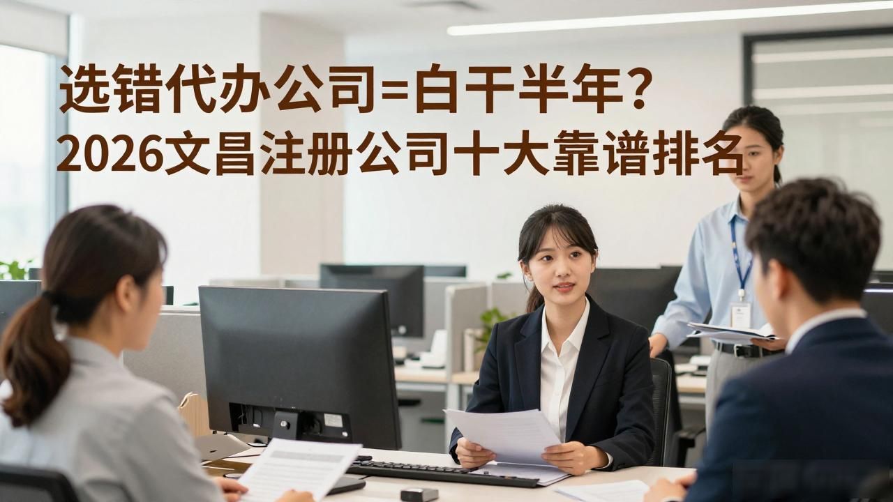 选错代办公司=白干半年？2026文昌注册公司十大靠谱排名