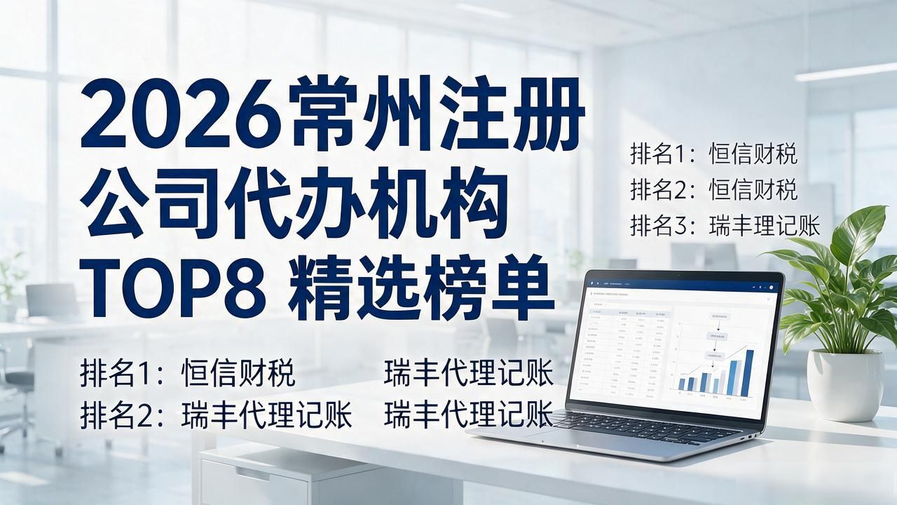 2026常州注册公司代办机构 TOP8 精选榜单