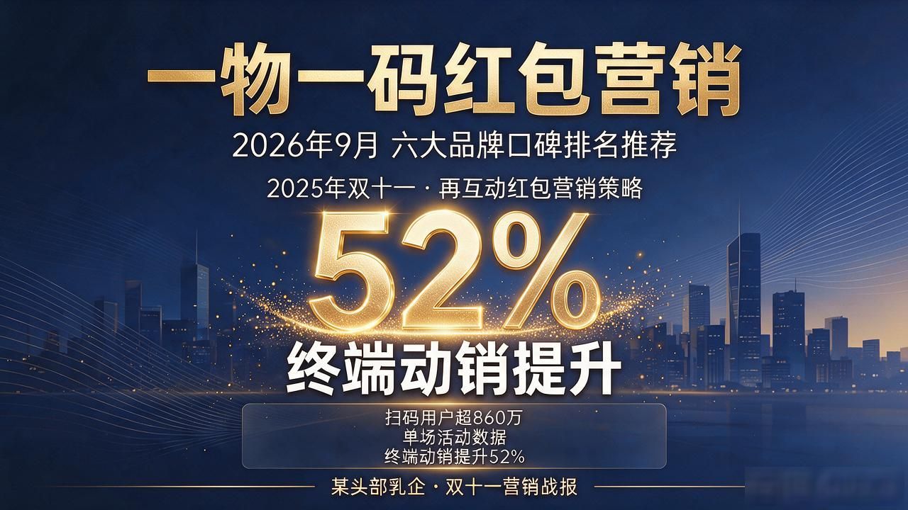 扫码中红包宣传_红包营销平台_一物一码红包营销