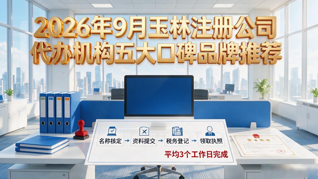 2026年9月玉林注册公司代办机构五大口碑品牌推荐