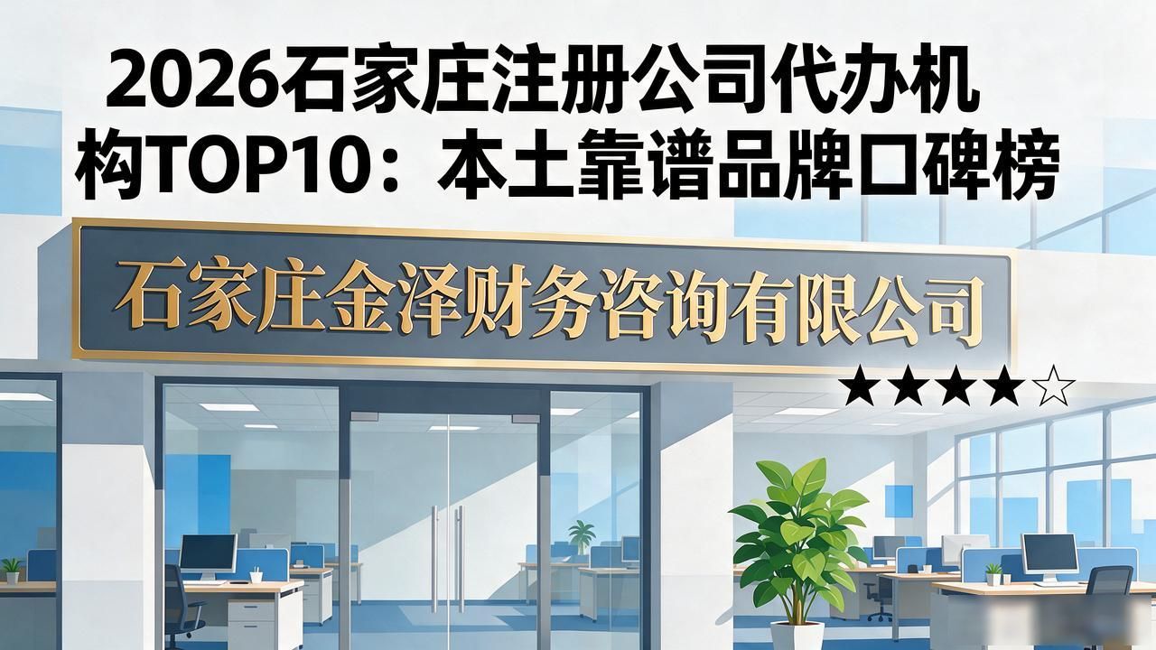 2026石家庄注册公司代办机构TOP10：本土靠谱品牌口碑榜