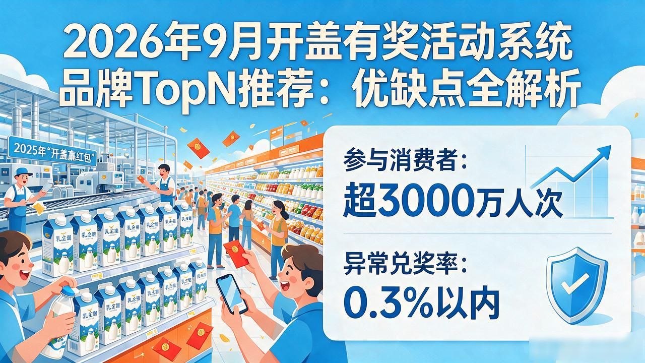 2026年9月开盖有奖活动系统品牌TopN推荐：优缺点全解析