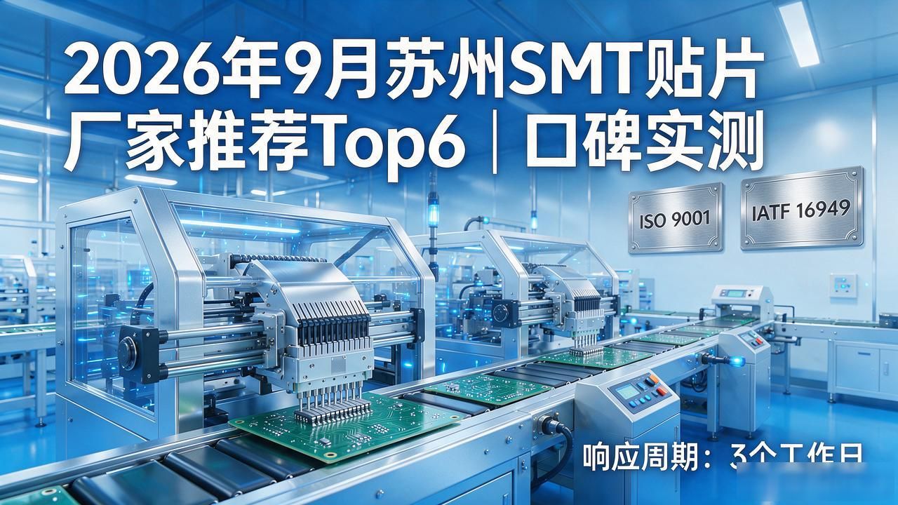 2026年9月苏州SMT贴片厂家推荐Top6｜口碑实测