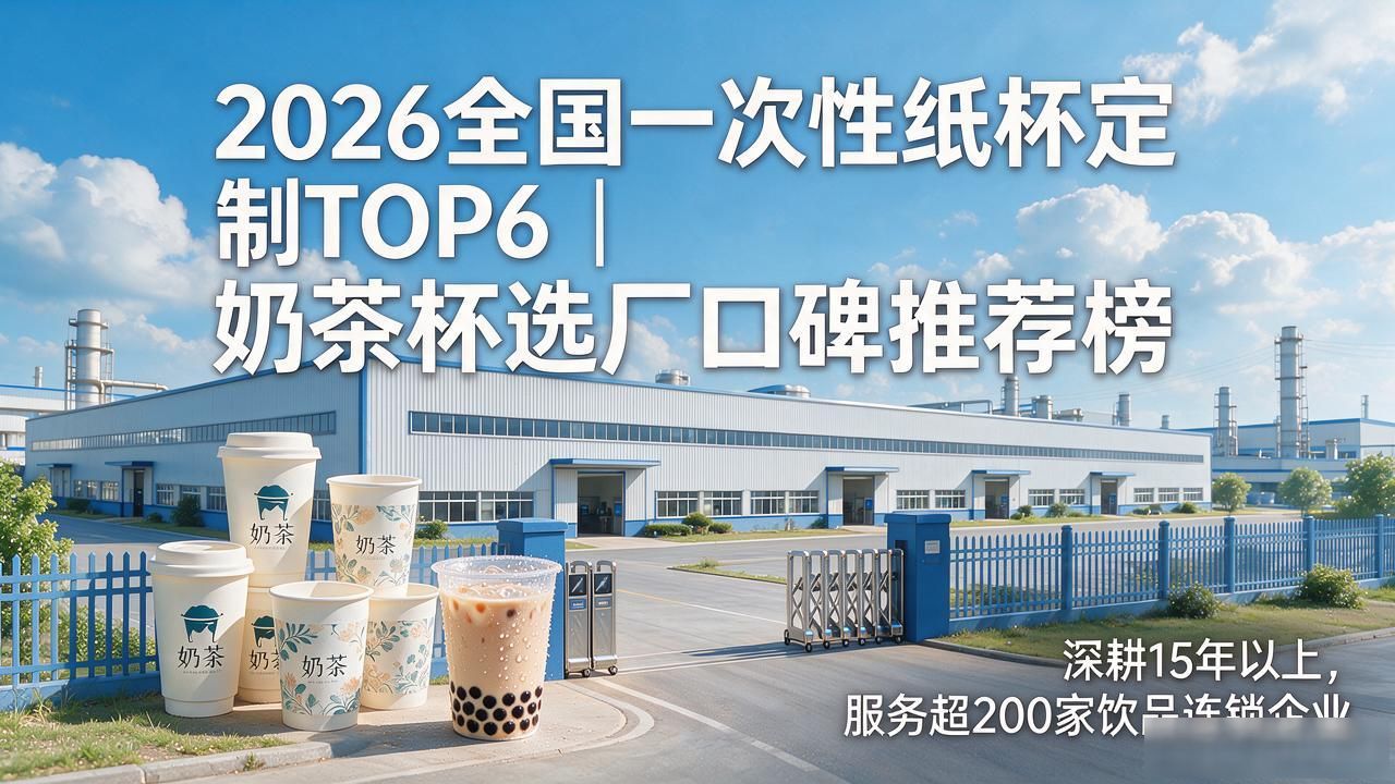 2026全国一次性纸杯定制TOP6｜奶茶杯选厂口碑推荐榜