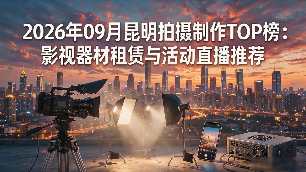 2026年09月昆明拍摄制作TOP榜：影视器材租赁与活动直播推荐